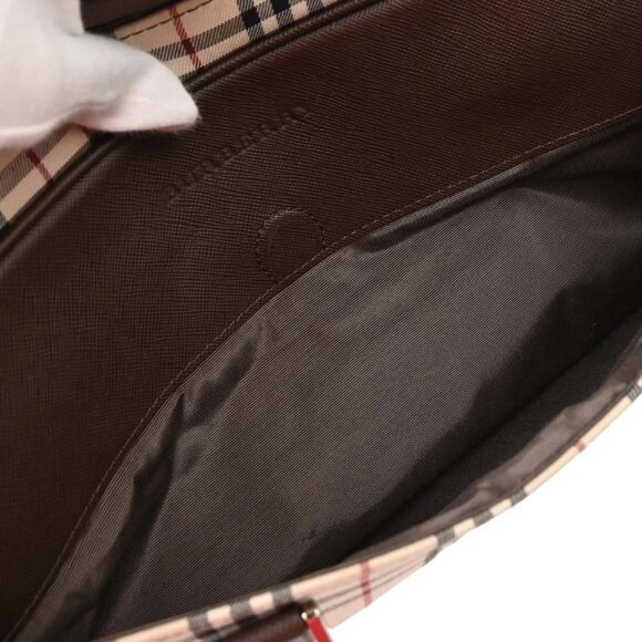 Burberry Beige Brown Burberry Check Handbag 154219 - Picture 10 of 10